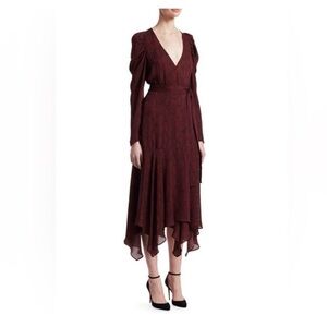 SOLD ⭐️ ALC Snakeskin Wrap Dress